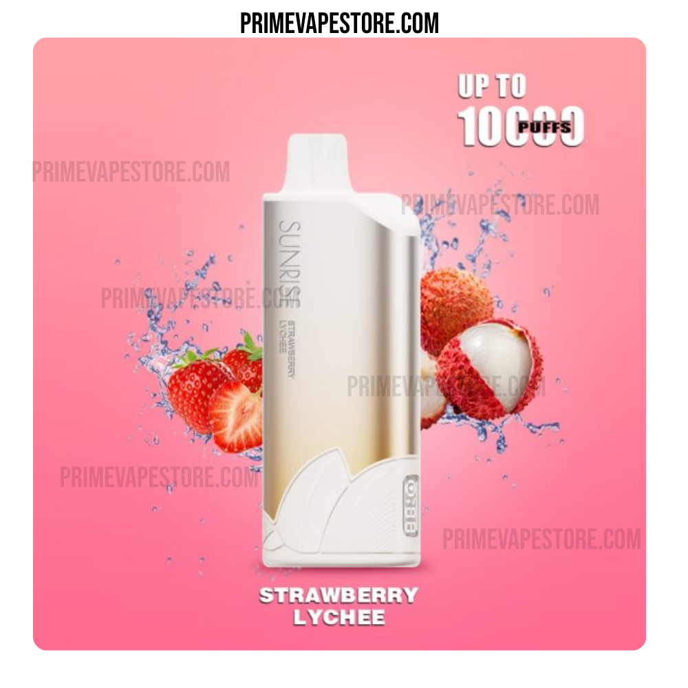 GROO Sunrise 10000 Puffs Strawberry Lychee