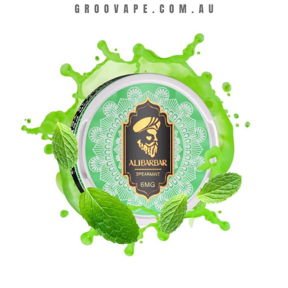 Spearmint – Alibarbar Nicotine Pouches – 6/12/24/36mg